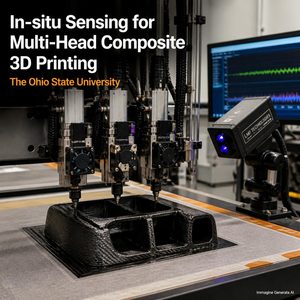 Oklahoma State e Mississippi State sviluppano una stampante 3D multimateriale con fibre continue e controllo in situ