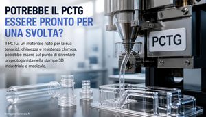 PCTG verso una maggiore diffusione nella stampa 3D più tenace del PETG, ma non è ancora il nuovo materiale universale