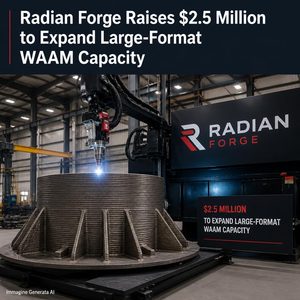 Radian Forge raccoglie 2,5 milioni di dollari per ampliare la capacità WAAM destinata al settore navale USA