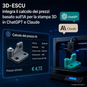 3Descu collega i preventivi di stampa 3D agli assistenti AI