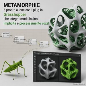 Metamorphic annuncia il plugin Morphé, il ponte fra voxel, forme implicite e CAD parametrico