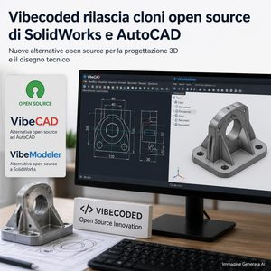 SolidCraft e CADCraft due software CAD open source sviluppati con agenti AI, ma non ancora alternativi a SolidWorks e AutoCAD : ma ci provano