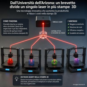 Un laser e più microstampe in parallelo il brevetto della University of Arizona sulla 2PP