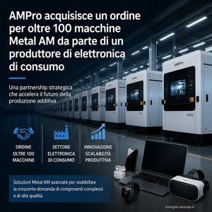 AmPro annuncia oltre 100 stampanti 3D metalliche SP450 per l’elettronica caratteristiche e incognite dell’ordine