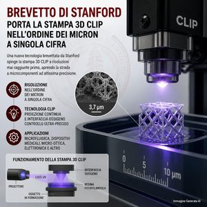 Stanford e UNC spingono la fotopolimerizzazione CLIP verso dettagli di pochi micrometri, domanda di brevetto