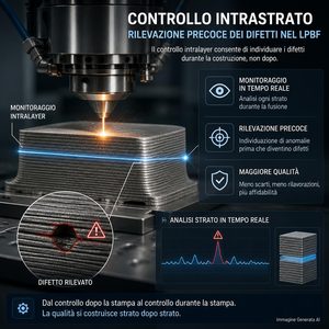 Stampa 3D metallica un controllo predittivo del laser riduce del 99,98% le anomalie del processo in simulazione dall’University College di Dublino