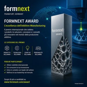 Formnext Awards 2026  i finalisti raccontano dove si sta spostando l’innovazione AM