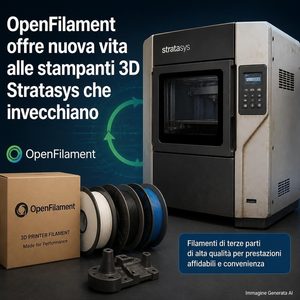 OpenFilament e le vecchie Stratasys: recuperare macchine industriali ancora funzionanti
