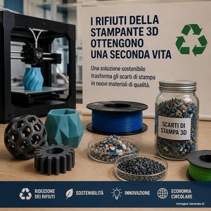 FilUM il PLA scartato dalle stampanti 3D torna filamento nei laboratori di Montréal
