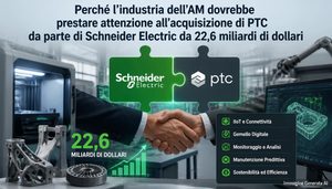 Perché l’accordo Schneider Electric–PTC da 22,6 miliardi riguarda da vicino anche la stampa 3d