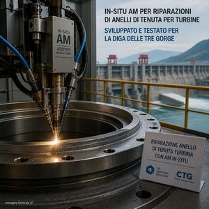 Diga delle Tre Gole la Cina sviluppa riparazioni additive in situ per turbine giganti