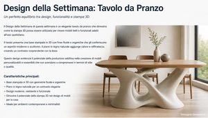 Un tavolo in legno da 58.000 dollari costruito grazie alla stampa 3D  il caso di Trey DeWolf