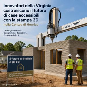 Habitat for Humanity avvia cinque case con pareti stampate in 3D in Virginia