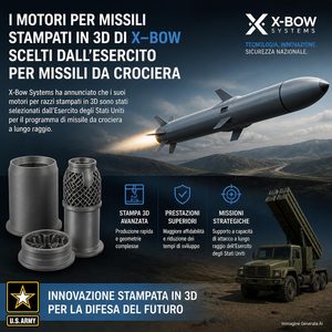 X-Bow selezionata da Leidos la produzione additiva entra nel programma propulsivo LCCM